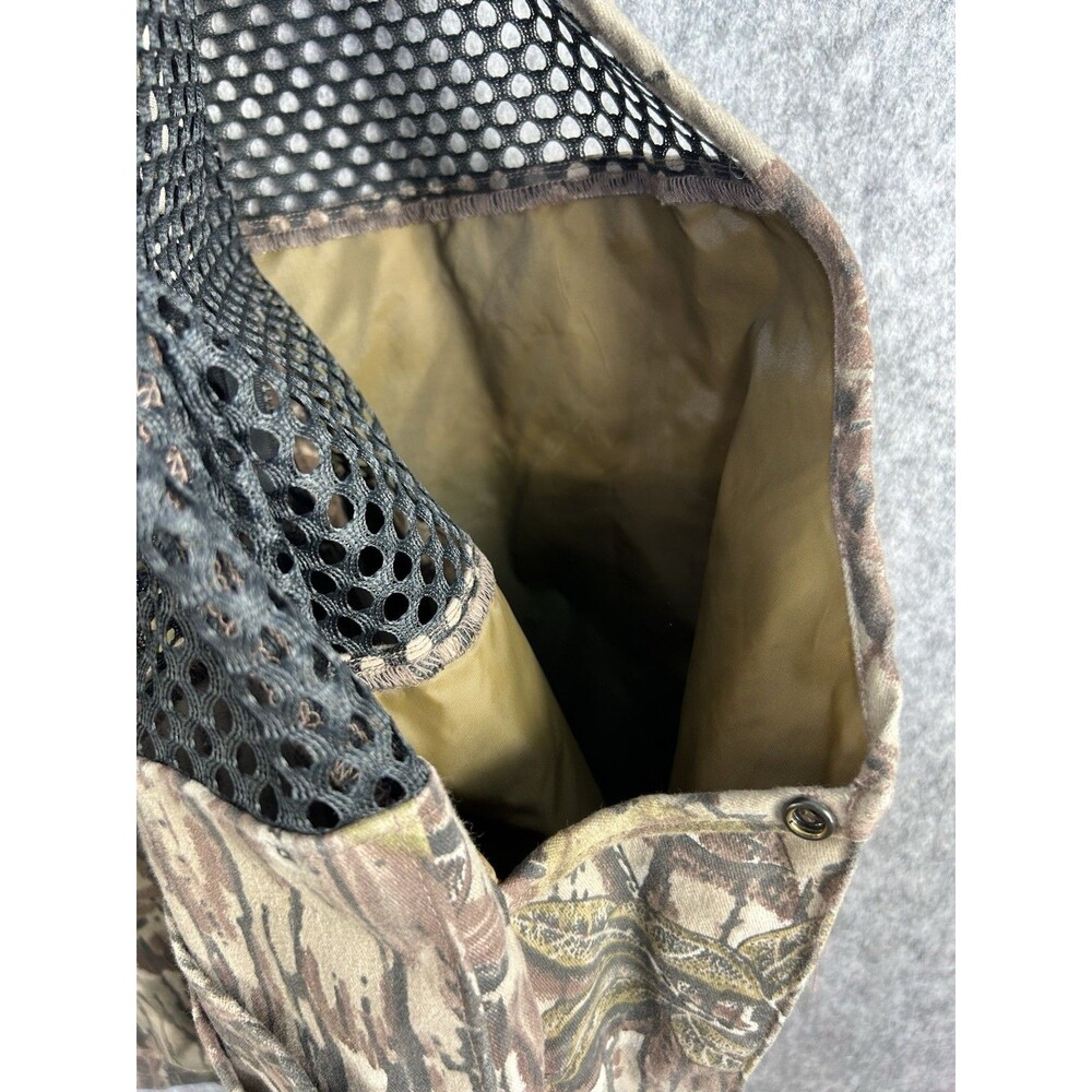 10X Shooting Vest Size L Mesh Camo Hunting Clay Trap with Recoil Pad Realtree - Picture 7 of 10